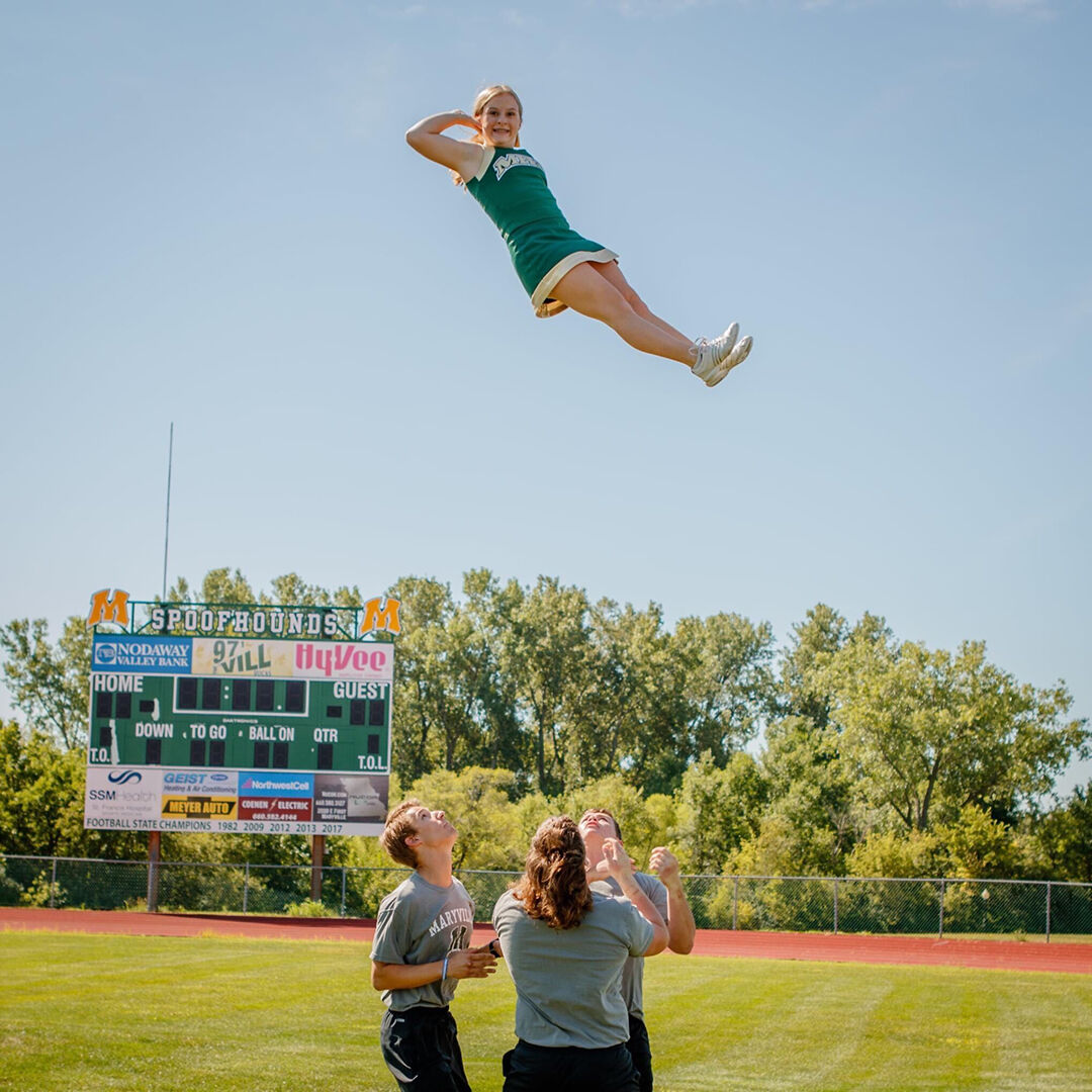 Jake Walker cheerleader